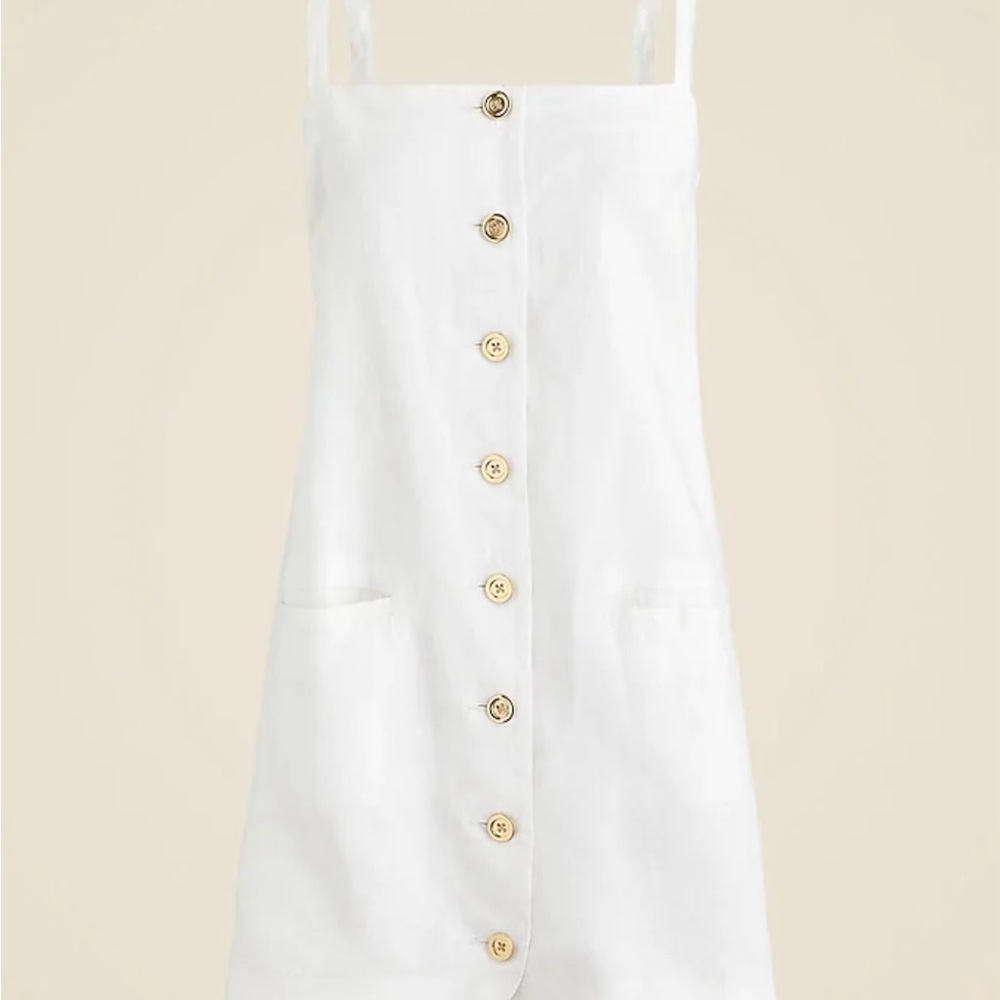 Jcrew Claudia dress in linen
